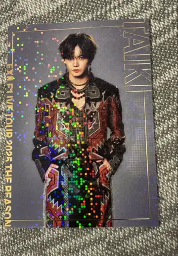 EXILE 사토 타이키 포토 카드 시크릿