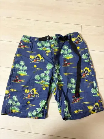 그라미치 S 미키 미니 패턴 숏팬츠