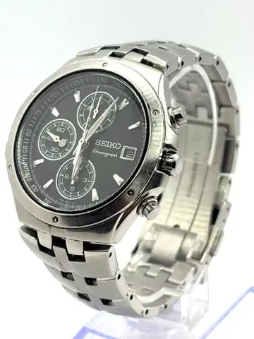 [ 작동품 ] 세이코 크로노그래프 남성용 쿼츠 손목시계