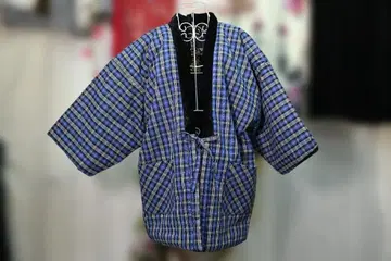 새상품 추가 OFF LL 대형 일본풍 패턴 충전솜 도테라 자켓 아우터