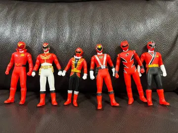 슈퍼전대 히어로 소프트 비닐 피규어 7체 세트 덤