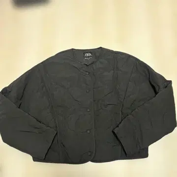 ZARA 블랙 퀼팅 자켓 M 사이즈