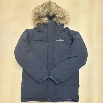 몽벨 로건 다운 후드티 M 블랙
