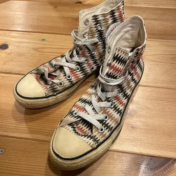 빈티지 컨버스 클레이지 디자인 하이컷 스니커즈 Japan제