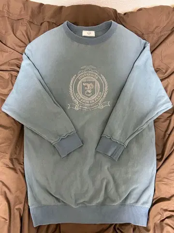 SLOBE IENA 블루 맨투맨 일본제 프리 사이즈