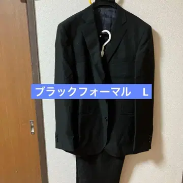 남성용 블랙 포멀 수트 싱글 2버튼 바지 조절기 포함