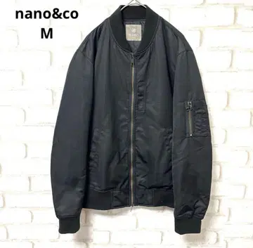 nano&co MA-1 블랙 자켓 M