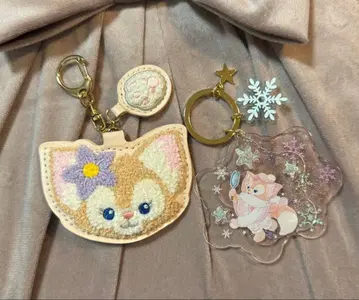 리나벨 키링 세트 아크릴 참 디즈니씨