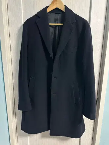 네이비 체스터 코트 L 사이즈