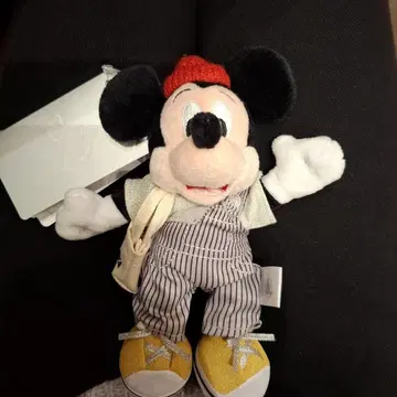 디즈니 스토어 타치카와 타치히점 한정판 봉제 인형 키체인 미키