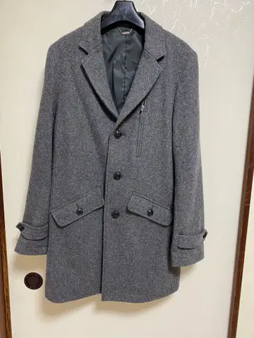 PAZZO 파쪼 그레이 체스터 코트 사이즈 44 새상품급