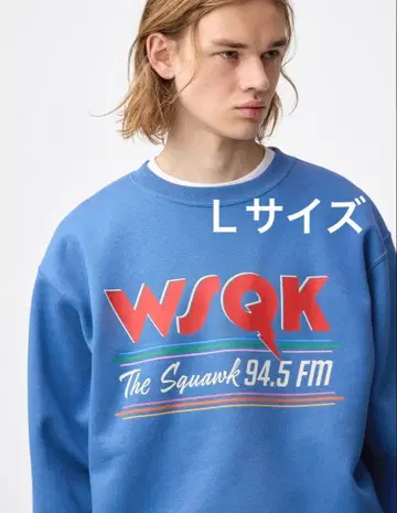 GU 기묘한 이야기 WSQK 헤비 웨이트 맨투맨 풀오버 L