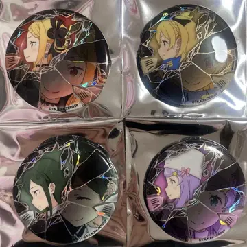 리제로 트레이딩 홀로 캔뱃지 크루슈 프리실라 아나스타샤 펠트