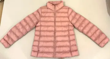미사용 새상품 2025 겨울 유니클로 퍼프 테크 자켓 핑크 M 사이즈