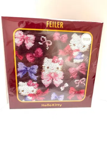 새상품 페이러 FEILER 산리오 헬로키티 손수건