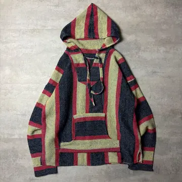 90s 멕시코제 RAVES 멕시칸 후드티 레게 후디 라스타 컬러