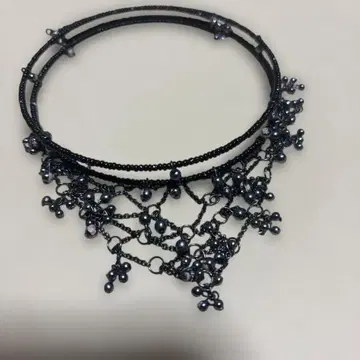 블랙 목걸이 1점