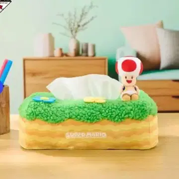 마리오 제일복권 B상 키노피오 티슈 케이스