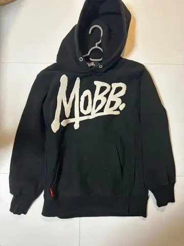 MOBB 블랙 S 사이즈 후드티