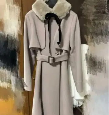 Dear Princess 울 100% 롱 코트