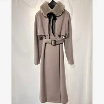 Dear Princess 울 100% 롱 코트