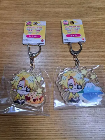 컬러풀 피치 지역 한정 아크릴 키링 세트 탓츤 새상품 미개봉, 미사용