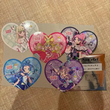 너와 아이돌 프리큐어 코스터 5종