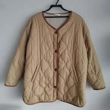 베이지 퀼팅 자켓 12