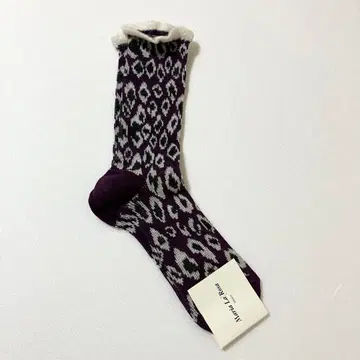 새상품 마리아라 로사 레오파드 코튼 울 삭스 양말 이탈리아제