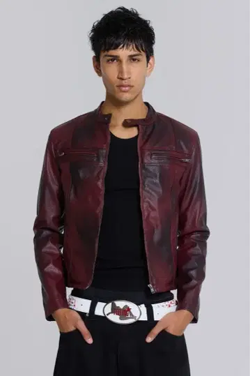 [ Jaded London ] Oxblood Piston Jacket