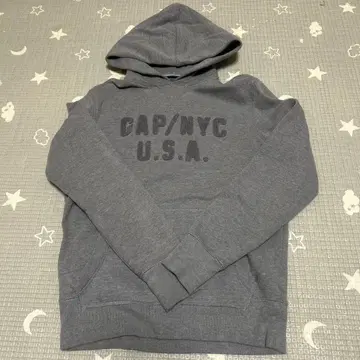 GAP 그레이 후드 부착 후드티