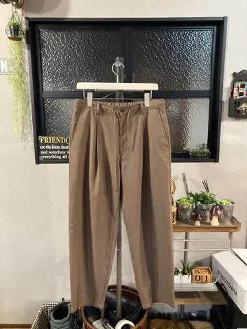 저널 스탠다드 브라운 세미 와이드 팬츠 M 사이즈 L 상당