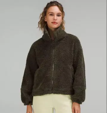 룰루레몬 플리스 지퍼 보아 자켓