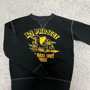 MCHILL X-1 PROJECT 맨투맨 M 블랙