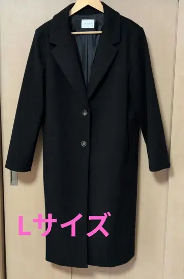 Honeys GLACIER 그라시아 체스터 코트 블랙 L 사이즈