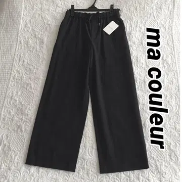 [ 미사용 ] ma couleur 블랙 팬츠