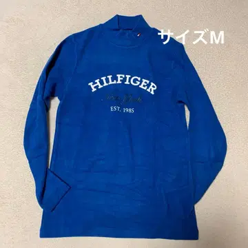 타미힐피거 골프 모크넥 골프웨어 블루 긴팔 셔츠 M