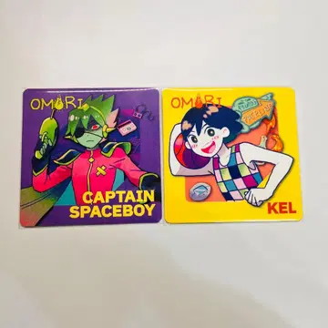OMORI 게이머즈 캐릭터 코스터 2개 세트