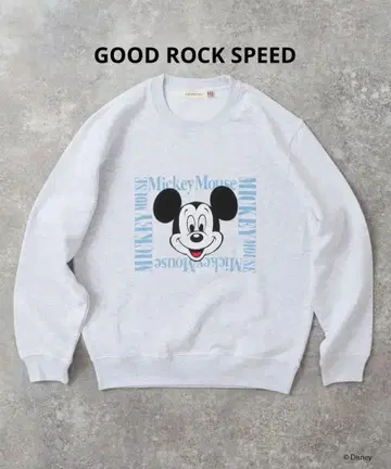 GOOD ROCK SPEED 캐릭터 프린트 맨투맨 25AW 미키