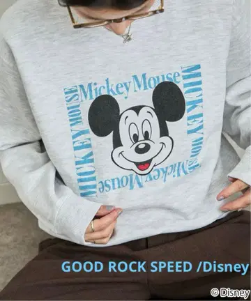 GOOD ROCK SPEED 캐릭터 프린트 맨투맨 25AW 미키