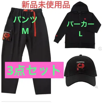 Team Rocket 로켓단 후드티 L 팬츠 M 캡 3종 세트