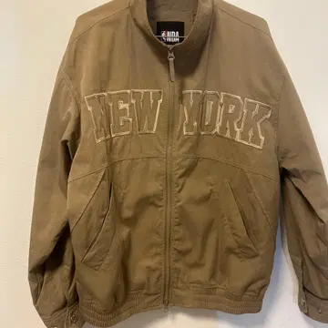 NBA NEW YORK [뉴욕 닉스] 베이지 자켓 M