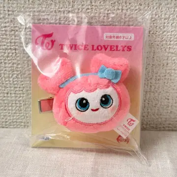 TWICE LOVELYS 봉제 인형 헤어핀 모모 GIGO 한정판