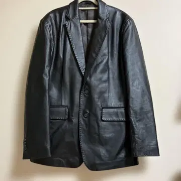 [기라로쉬] 가죽 테일러드 자켓 램 가죽 블랙 L 사이즈