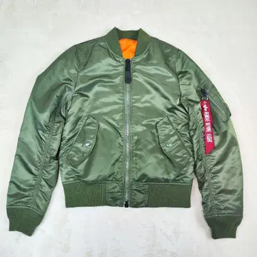 새상품급 알파 MA-1 플라이트 자켓 밀리터리 그린 S 사이즈
