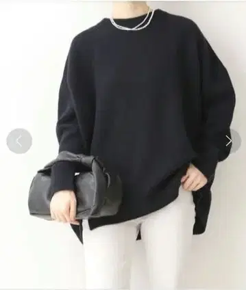 IENA 울 캐시미어 와이드 긴팔 풀오버