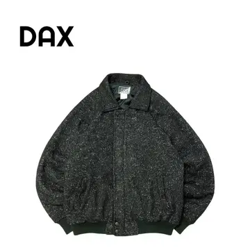 [새상품급] DAX 90s 플리스 충전솜 퀼팅 리브 블루종 보아 자켓