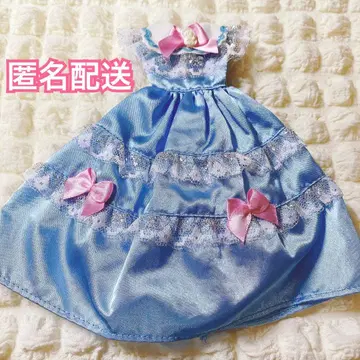 새상품급 리카짱 인형 옷 갈아입기 드레스 스카이블루 타카라토미