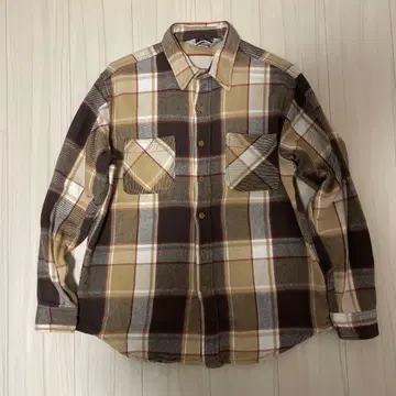 BIG MAC 체크 무늬 플란넬 셔츠 L 사이즈