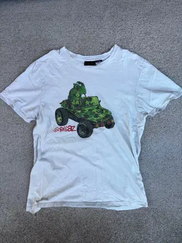 Gorillaz camouflage t-shirt y2k